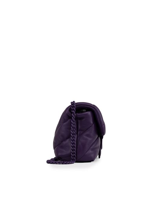 Borsa Mini Love Puff in nappa color block viola PINKO | 100039 A1JOYYIB